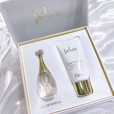 Set Nước Hoa Nữ Dior J'adore Mini Gift Set 2 Món (Dior J'adore 5ml + Dưỡng Thể 50ml)